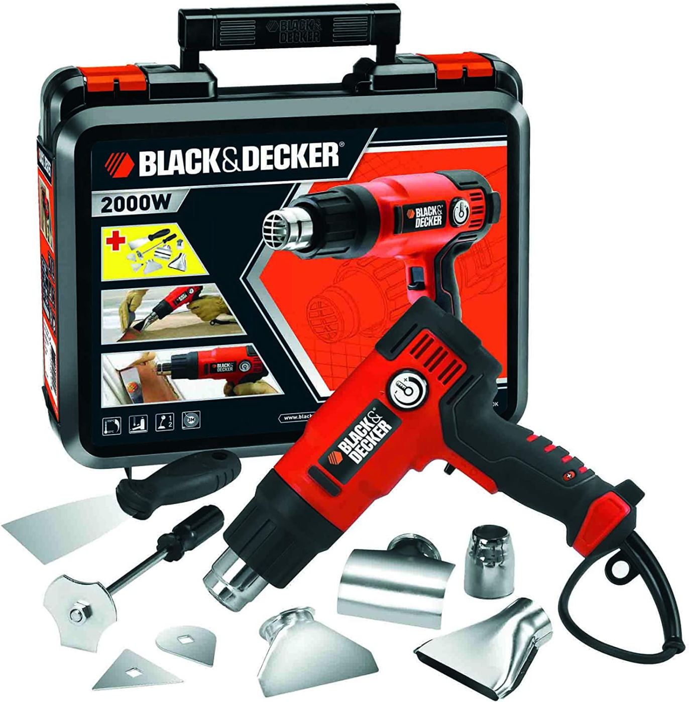 Muud väikesed kodumasinad Black & Decker  Construction Hair Dryer | KX2200K-QS | 2000 W