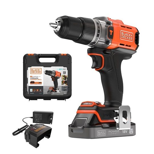 Kalakaubad Black & Decker  | Cordless Drill Driver | BCD383D1XK-QW | 18 V | 2.0 Ah | Lithium