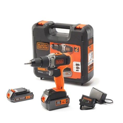 Kalakaubad Black & Decker  | Cordless Drill/Driver with  2.0 Ah/4.0 Ah Battery | BCD003MEM2K-QW | 18 V | 2.0/4.0 Ah | Lithium