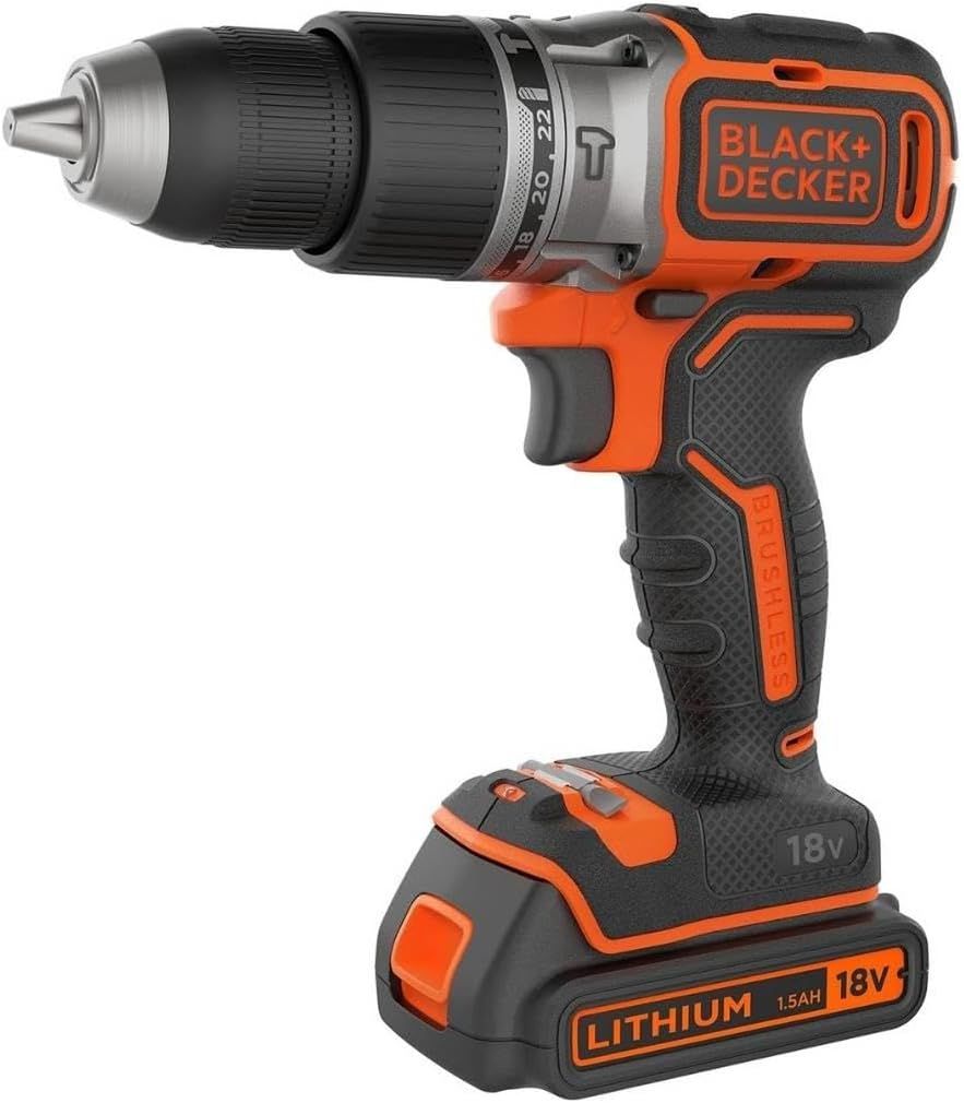 Интерактивное решение Black & Decker  18V Drill Driver with 2x2.0 Ah Batteries | BCD383D2XK-QW