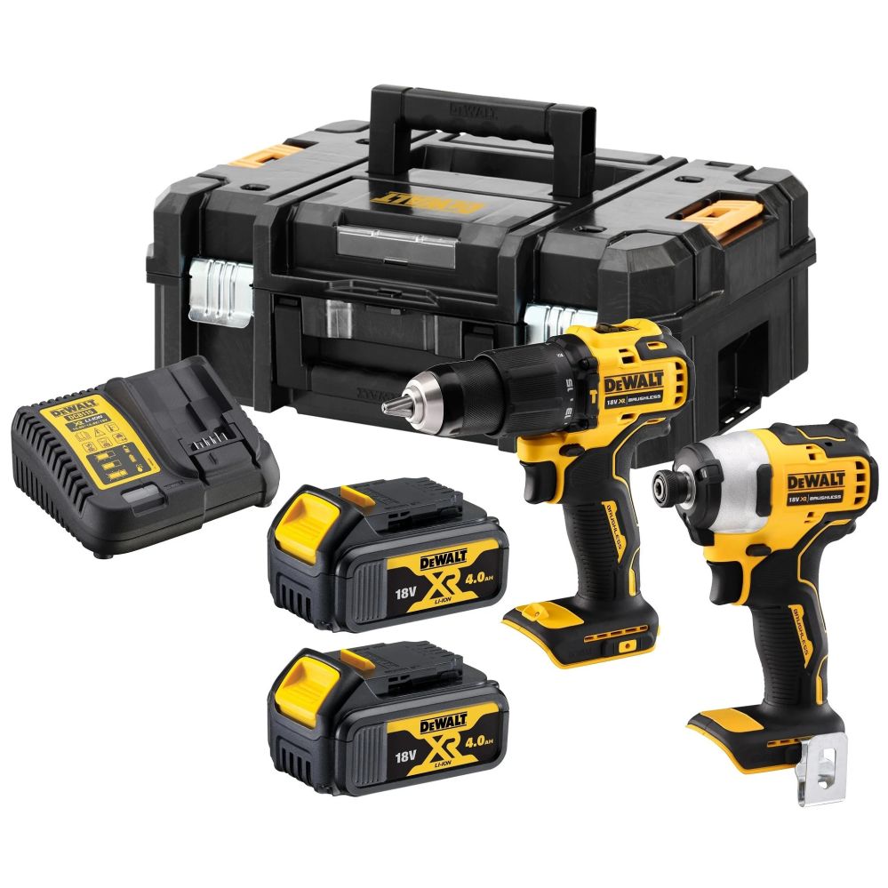 Fishing goods DeWALT  | 18V XR Brushless Twin Kit - 2 X 4Ah | DCK2062M2T-QW