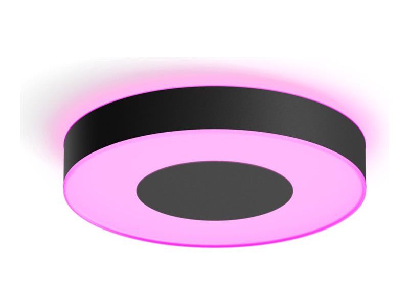 Laualamp Philips Hue  Infuse L ceiling lamp black | 52.5 W | White and color ambiance 2000-6500 | Bluetooth