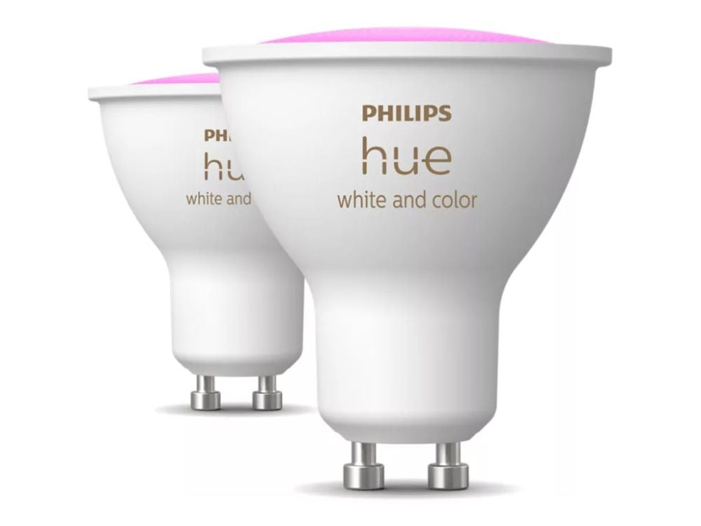 LED pirn Philips Hue  Smart Spotlight, 2pcs pack | GU10 | 4.2 W | Warm to cool white and color
