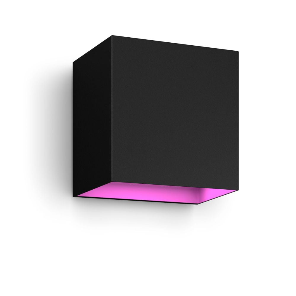 Laualamp Philips Hue  WCA Resonate Outdoor Downward Wall Lantern, Black | 8 W | 2000-6500 Hue White Colour Ambiance