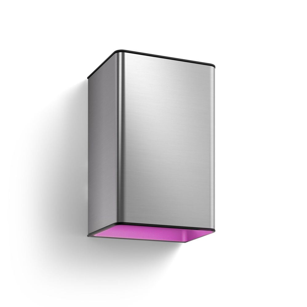 Laualamp Philips Hue  WCA Resonate Outdoor Wall Lantern, Inox | 8 W | 2000-6500 Hue White Colour Ambiance