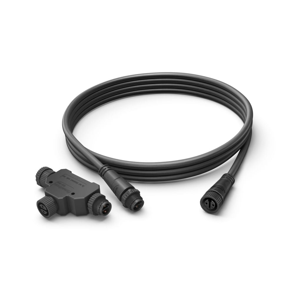 LED pirn Philips Hue  Outdoor 24V Cable Extension and T-connector, 2.5m