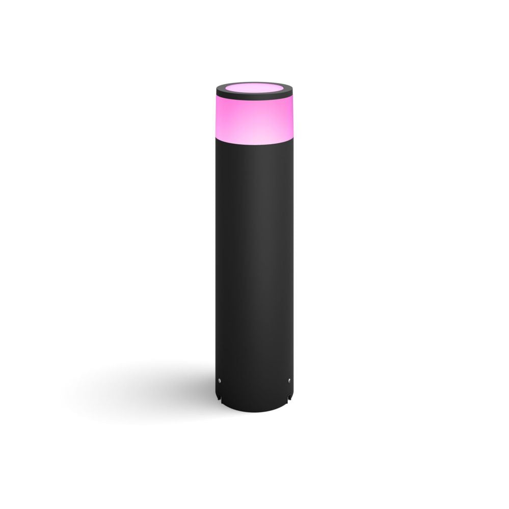 Настольная лампа Philips Hue  WCA Calla Outdoor Large Bollard, Black | 8 W | 2000-6500 Hue White Colour Ambiance
