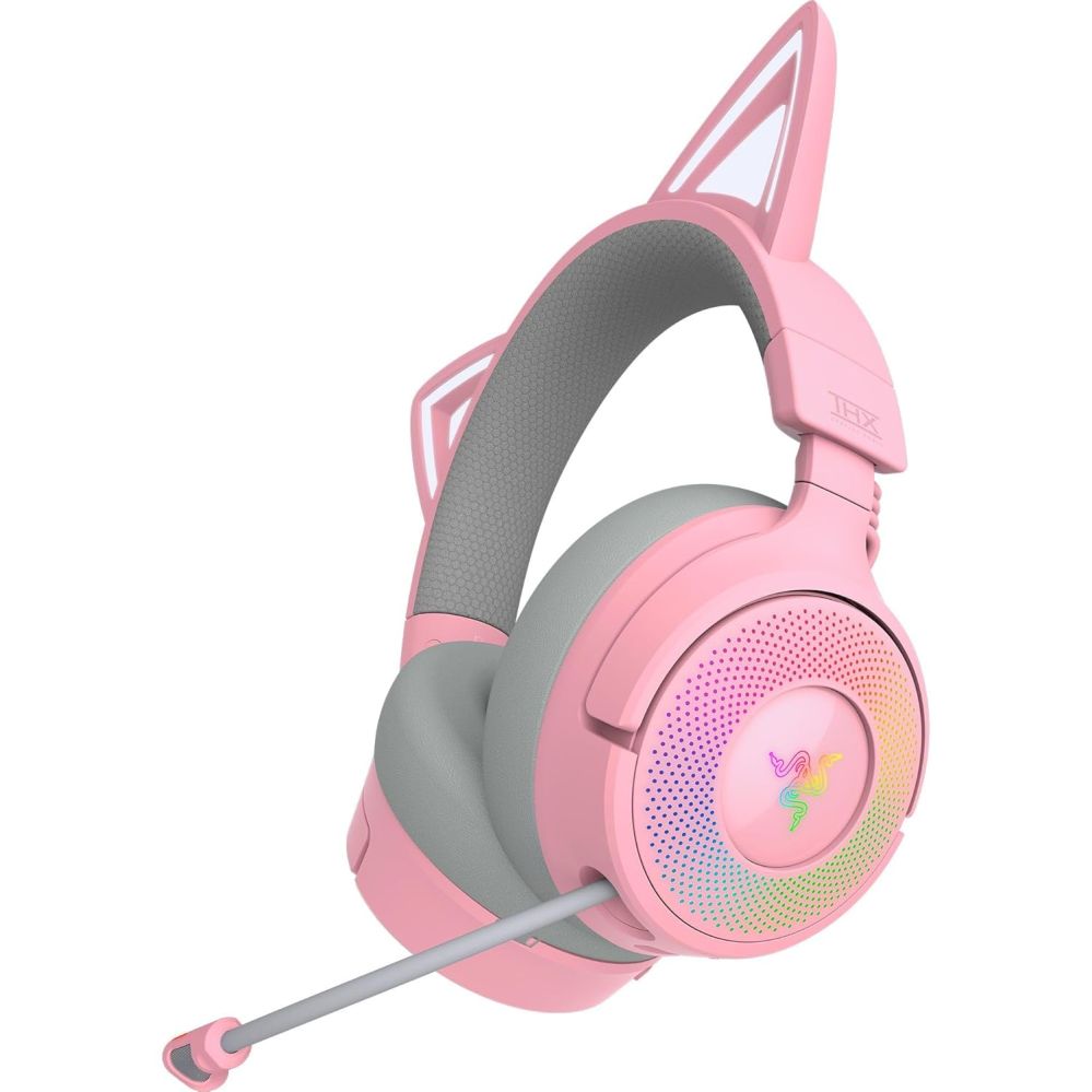Wireless headphones Razer  Headset | Kraken Kitty V3 Pro | Wireless/Wired | Over-Ear | Wireless | Quartz