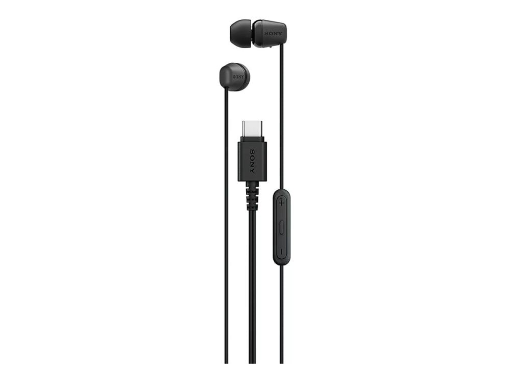 Беспроводные наушники Sony  IER‑EX15C USB‑C Wired Earbuds with Mic, Black |