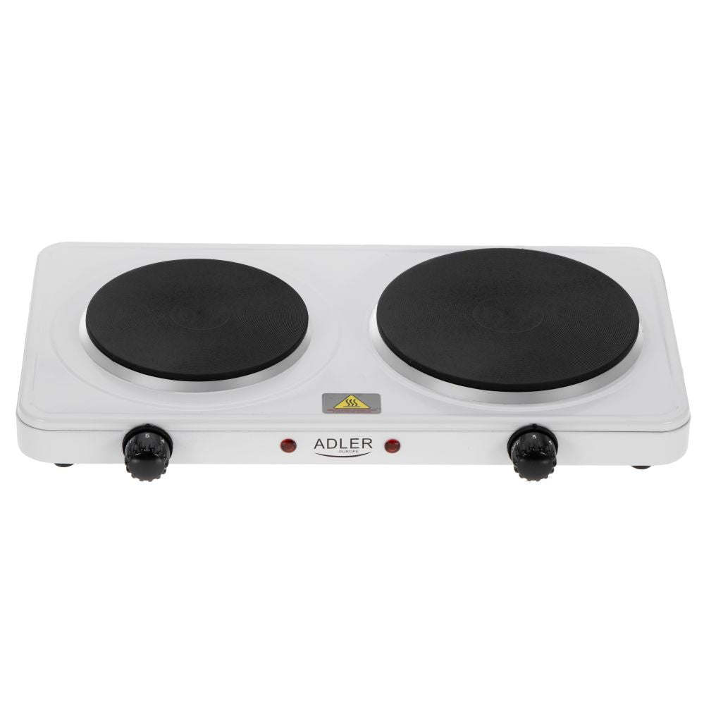 Электрическая печь Adler  Hot Plate | AD 6520 | Number of burners/cooking zones 2 | White | Electric