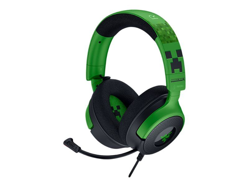 Juhtmevabad kõrvaklapid Razer  Gaming Headset | Kraken V4 X | Wired | Over-Ear | Microphone | Minecraft Edition