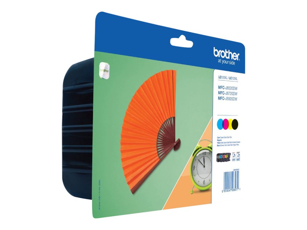 Аксессуары и расходные материалы Brother  LC129XLVALBP | Ink Cartridge | Black, Cyan, Magenta, Yellow