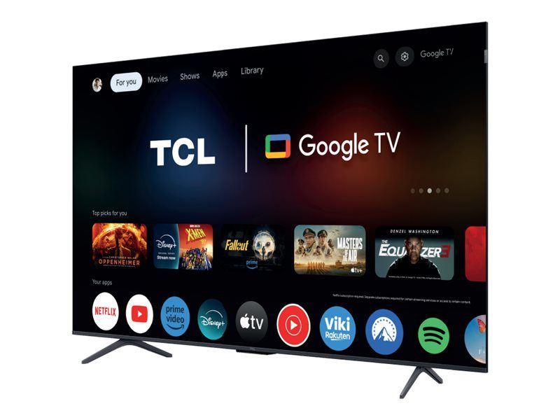 Televiisorid TCL  55T8C 55" (139 cm) 4K QLED TV comes with Google TV |