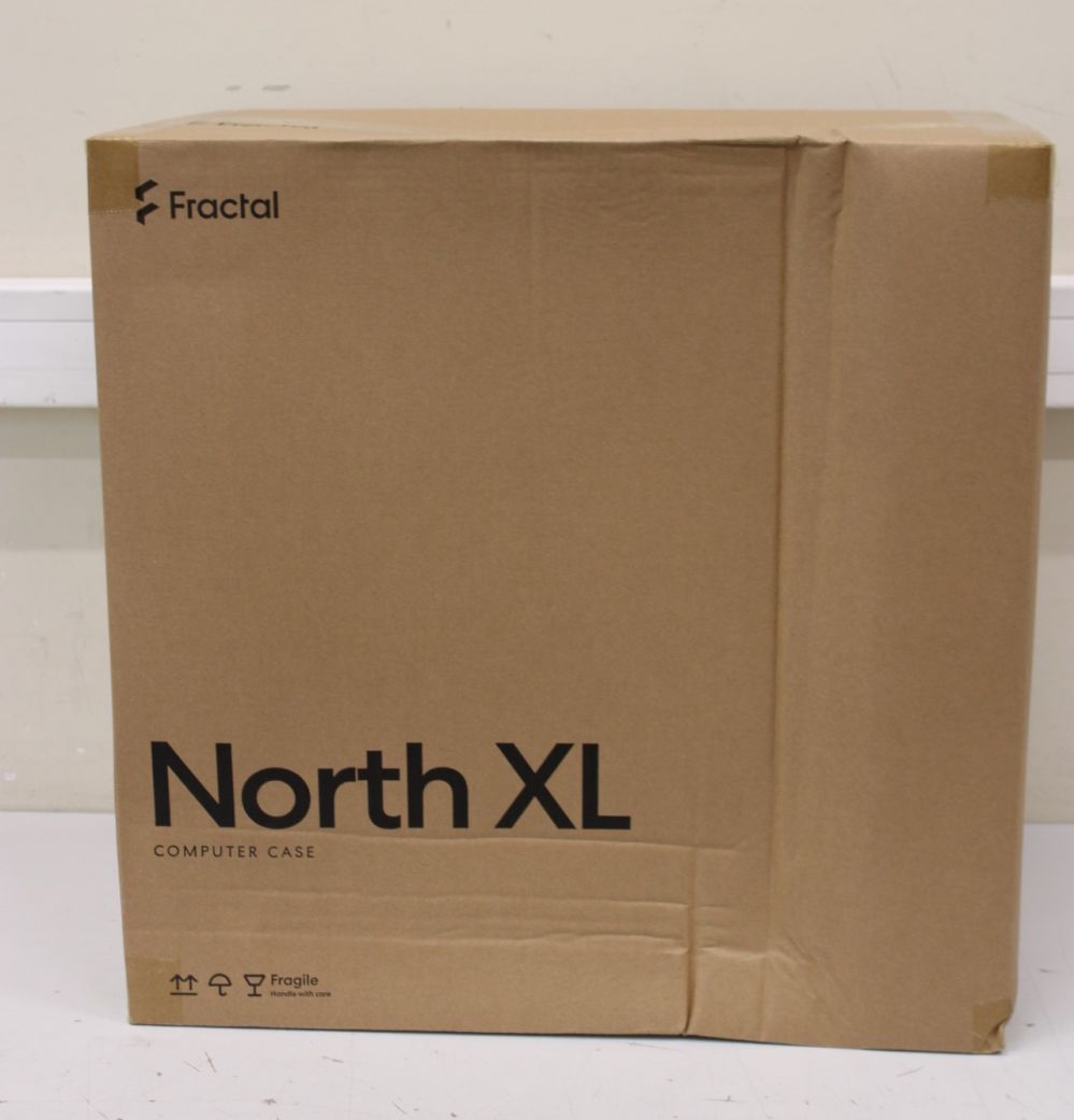 Корпус для компьютера Fractal Design  SALE OUT.  North XL Chalk White TG Clear |  North XL | Chalk White TG Clear | Mid-Tower | DAMAGED PACKAGING | Power supply included No