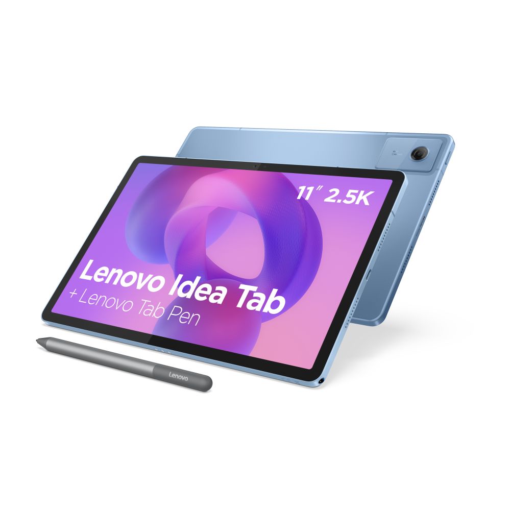 Tahvelarvuti Lenovo  Idea Tab Touch 11 2.5K MediaTek Dimensity 6300/8GB/128GB/Arm Mali-G57/Android 15/Blue/LTE/2Y Warranty |  Tab (without power adapter) | Idea Tab TB336 | 11