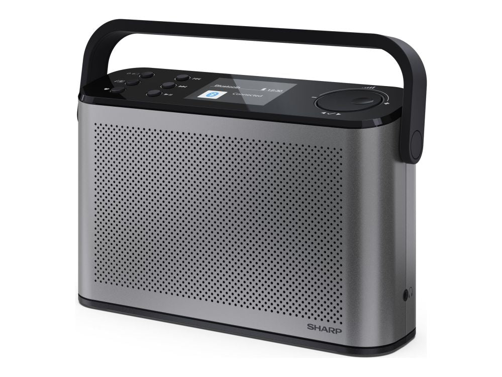 Interaktiivne lahendus Sharp  OSAKA Stereo Portable Digital Radio | DR-P540(GY) | USB port | Bluetooth | FM radio | Wireless connection