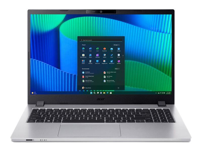 Laptop computer Acer  TravelMate TMP215-55-TCO-59KD QHD IPS i5-120U/16GB/SSD 512GB/Intel Iris Xe Graphics/Win11Pro/ENG kbd/FP/Silver/3Y Warranty |