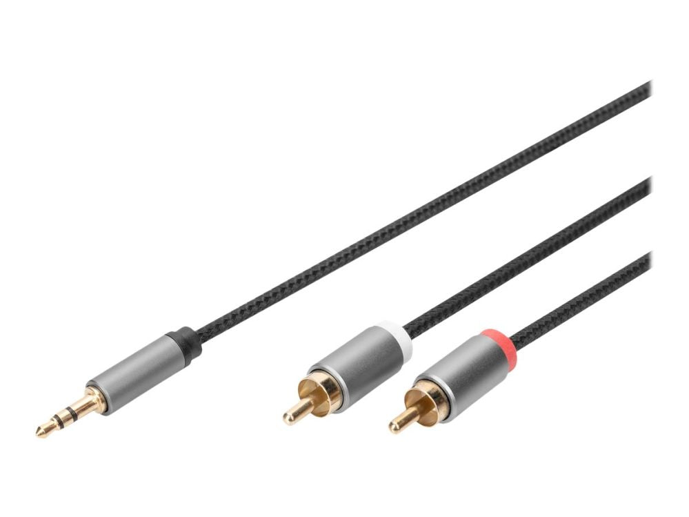 Kaabel Digitus  Audio adapter cable, 3.5 mm stereo jack to RCA | DB-510330-010-S