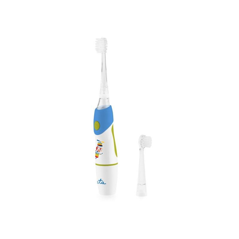 Hambahari ETA  Toothbrush | Sonetic 071090020 | Battery operated | For kids | Number of brush heads included 2 | Number of teeth brushing modes 1 | Blue/White