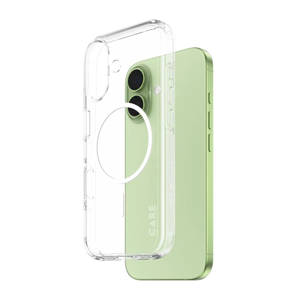 Чехол на заднюю панель PanzerGlass  Flagship Case | Back cover | Apple | iPhone 17 | Recycled plastic | Transparent | Urban Explorer w. White MagSafe