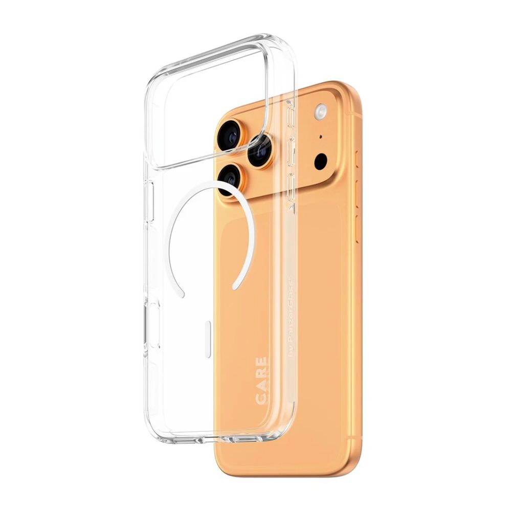 Back panel cover PanzerGlass  Flagship Case | Back cover | Apple | iPhone 17 Pro Max | Recycled plastic | Transparent | Urban Explorer w. White MagSafe