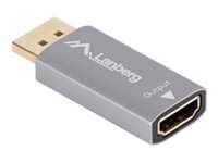 Laadija Lanberg  Displayport (M)->HDMI(F) Adapter 4K, Silver