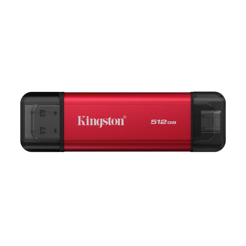 Kõvaketas SSD Kingston  Dual Portable Solid-State Drive, USB Type-A and Type-C | 512 GB | Solid-state drive interface USB 3.2 Gen 2 | Read speed 1050 MB/s | Write speed 950 MB/s