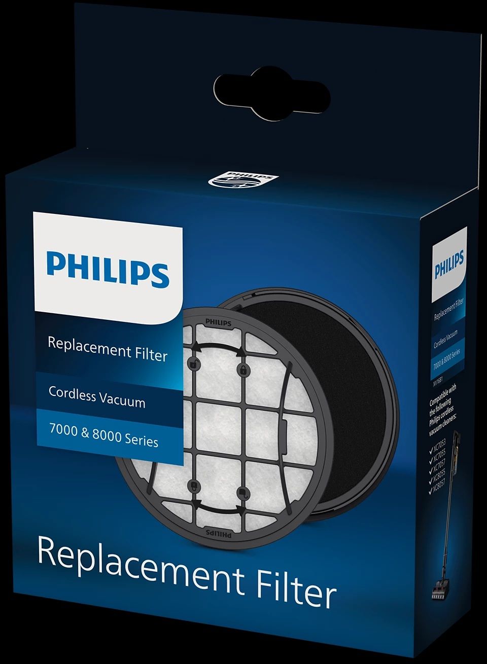 Аксессуар для пылесосов Philips  | Replacement filter for 6000, 7000 and 8000 Series Wireless VC | XV1681/01