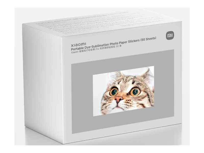 Kontoritarbed Xiaomi  Portable Dye-Sublimation Photo Paper Stickers (50 Sheets) |