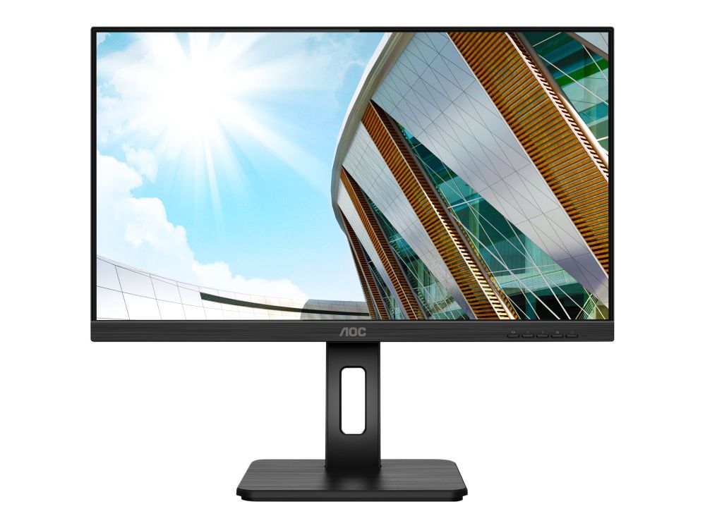 Монитор AOC  | Q24P2Q | 23.8 " | IPS | QHD | 16:9 | 75 Hz | 4 ms | 2560 x 1440 | 250 cd/m² | Headphone out (3.5mm) | HDMI ports quantity 1 | Black | Warranty 36 month(s)