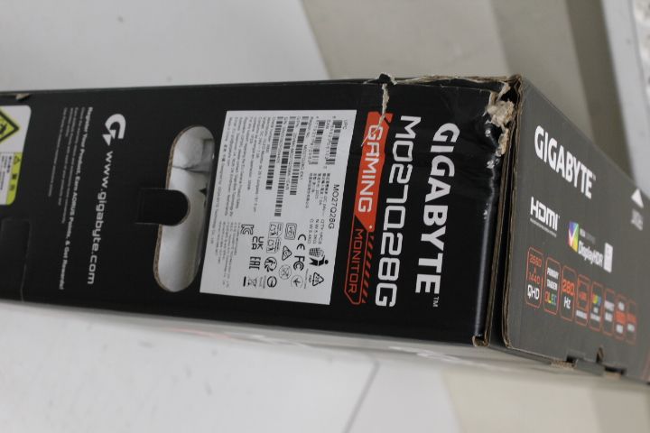 Monitor Gigabyte  SALE OUT.  Gaming Monitor 27" OLED MO27Q28G EK |  MO27Q28G EK | 27 " | OLED | QHD | 280 Hz | 0.03 ms | 2560 x 1440 pixels | 335 cd/m² | HDMI ports quantity 2 | Warranty 36 month(s) | DAMAGED PACKAGING