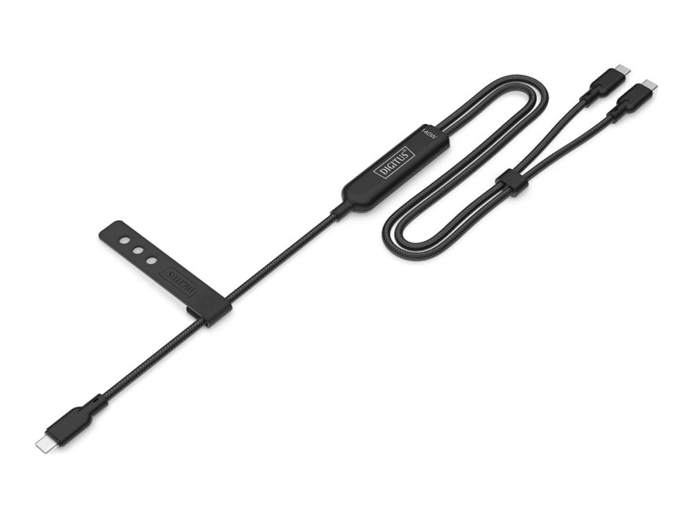 Kaabel Digitus  USB-C 2 in 1 charging cable, 140W, 1.8m |