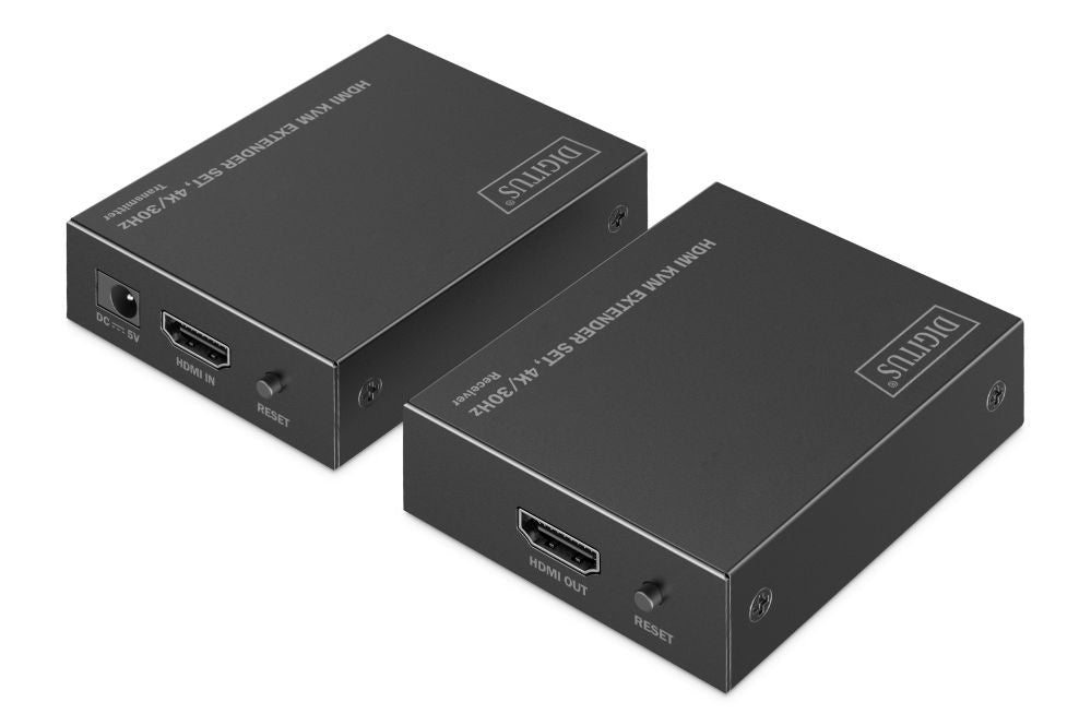 Muu arvutitarvik Digitus  | HDMI KVM Extender Set, 4K/30Hz | DS-55357 | Black