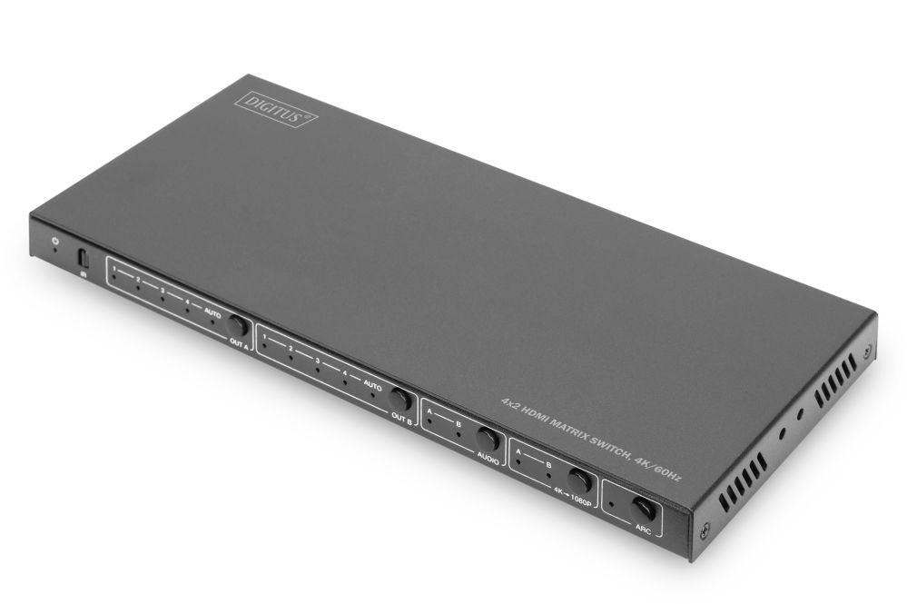 Зарядное устройство Digitus  | 4x2 HDMI Matrix Switch, 4K/60Hz | DS-55509