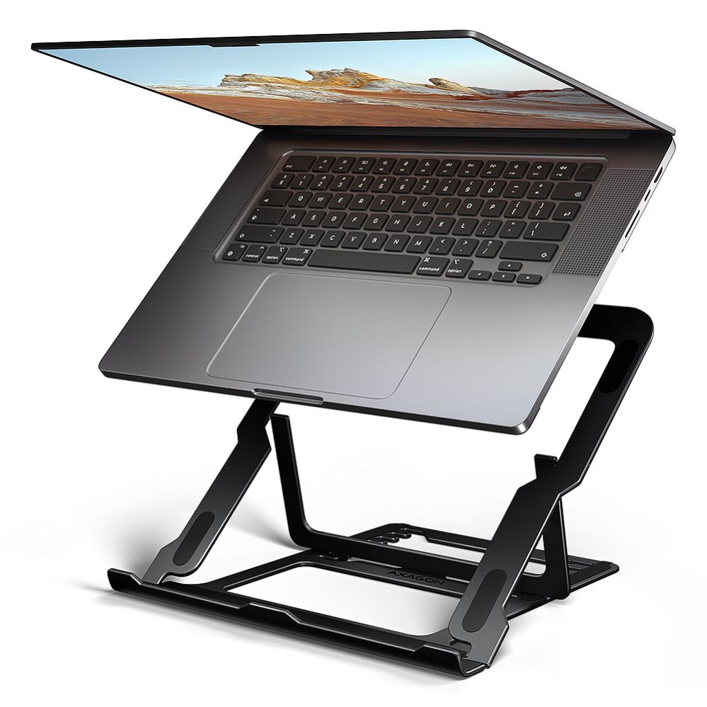 Кронштейн для телевизора Axagon  STND-LAB stand for laptops and tablets | Adjustable Height, Angle | 10-17.3 " | Maximum weight (capacity) 20 kg | Black