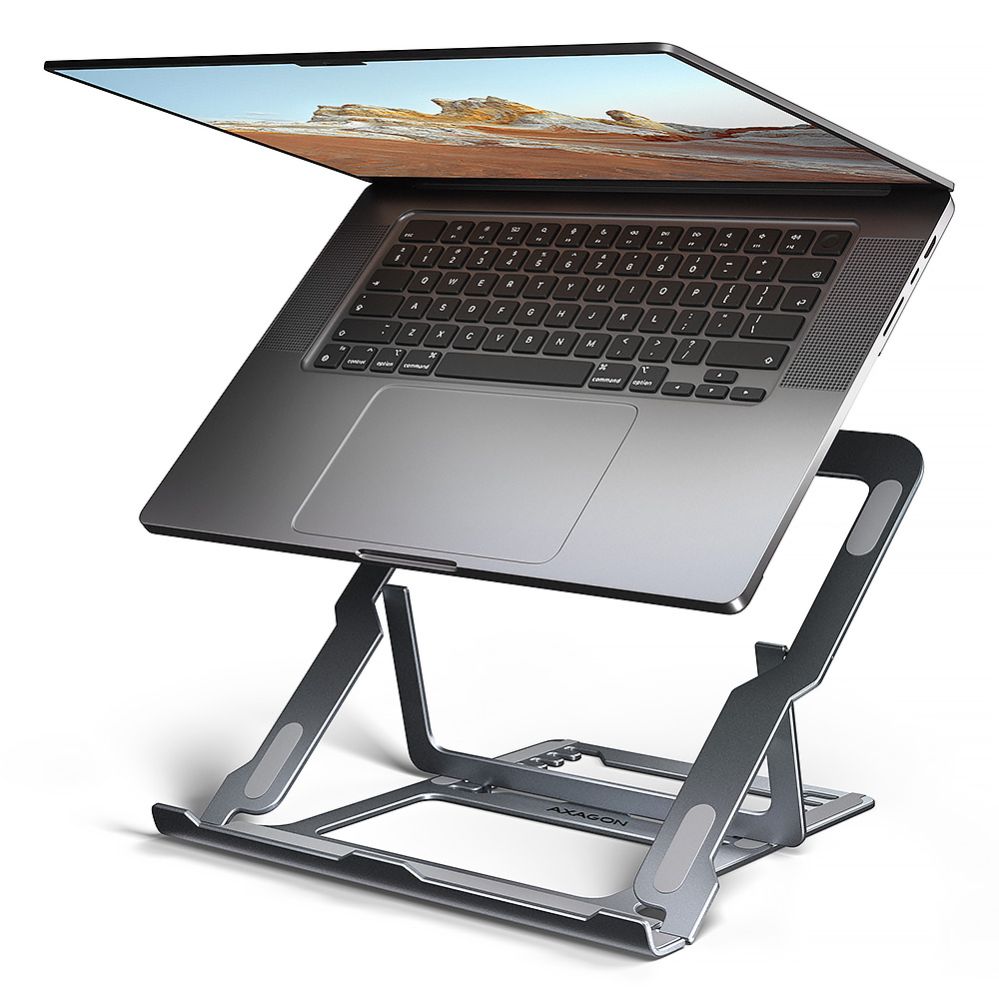 Teleri kinnitus Axagon  STND-LAG stand for laptops and tablets | Adjustable Height, Angle | 10-17.3 " | Maximum weight (capacity) 20 kg | Grey