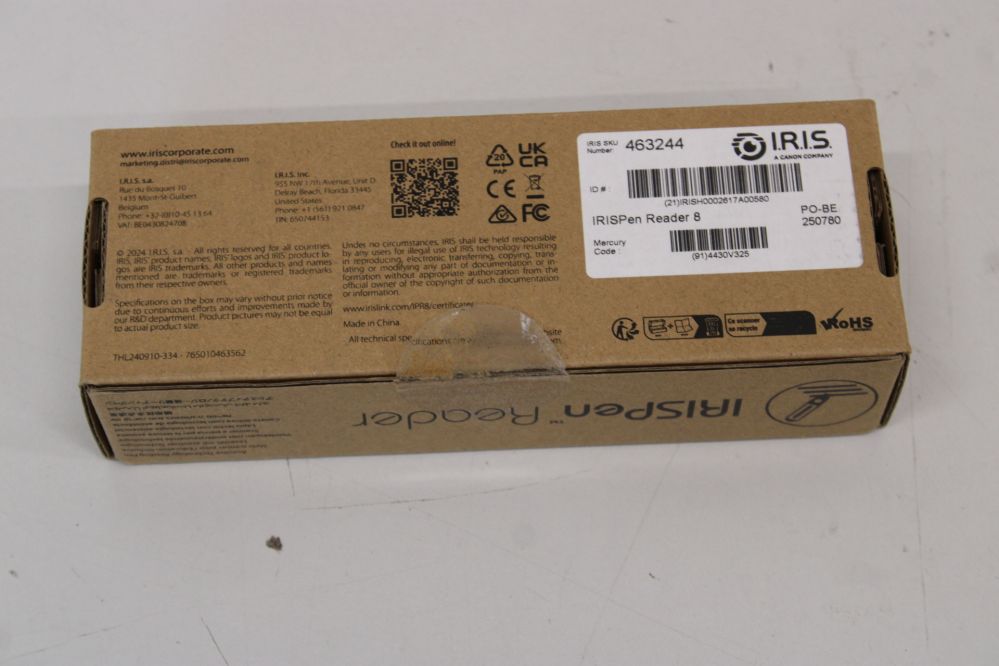 Printerid IRIS  SALE OUT.  Pen Reader 8 | Handheld | DEMO