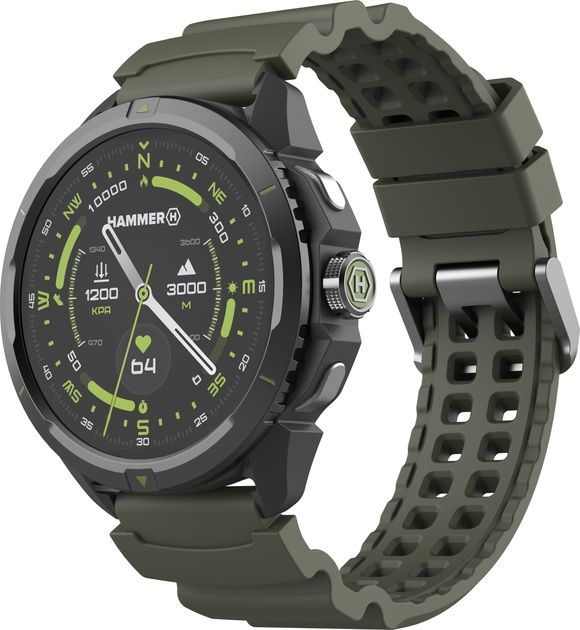 Умные часы Hammer  Watch 2 | Smart watch | AMOLED | 1.5” | Military Edition