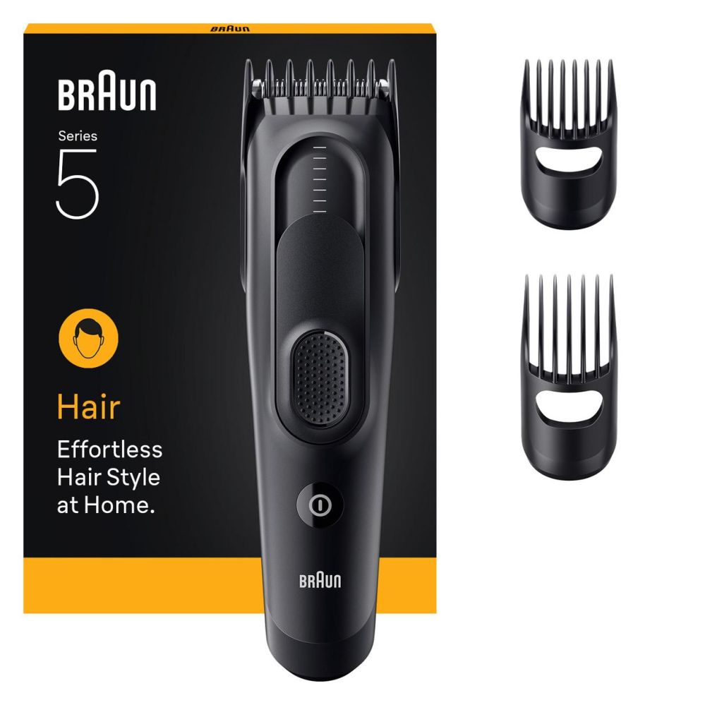 Триммер для волос Braun  Hair Clipper | HC5530 Series 5 | Cordless | Number of length steps 17 | Black