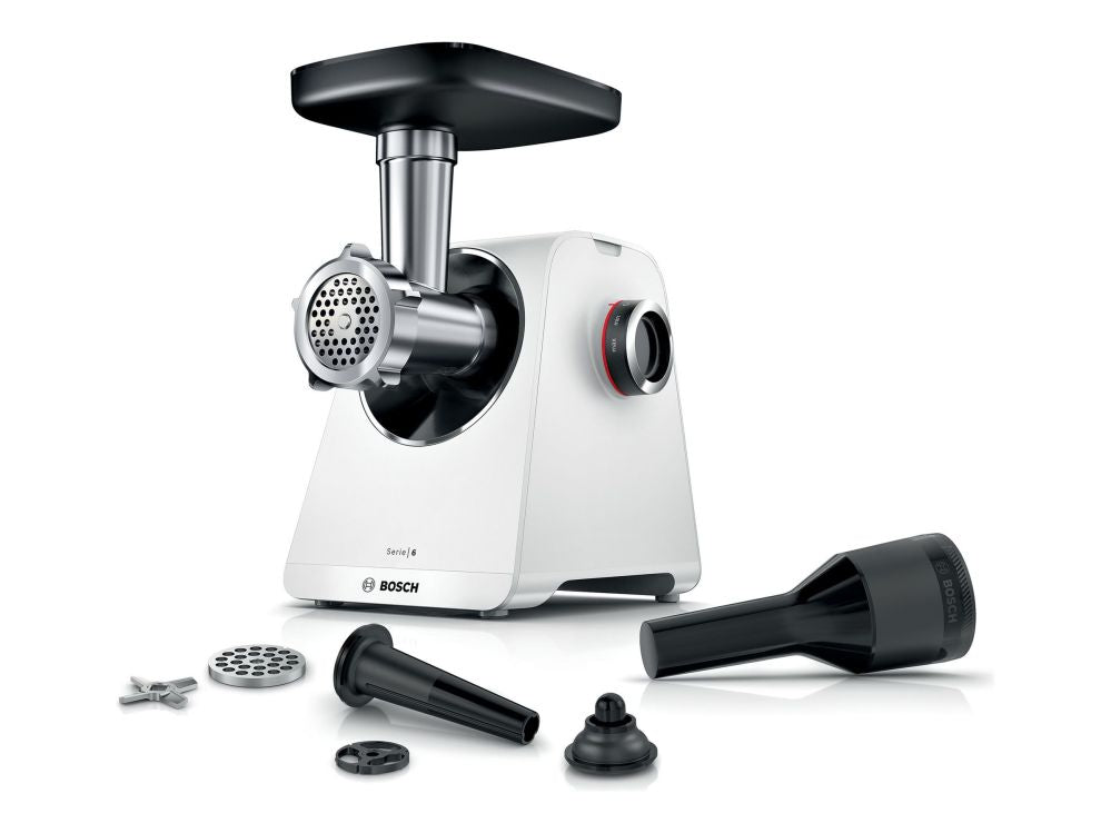 Meat grinder Bosch  MFWS607W Meat mincer, Power 2100 W, White