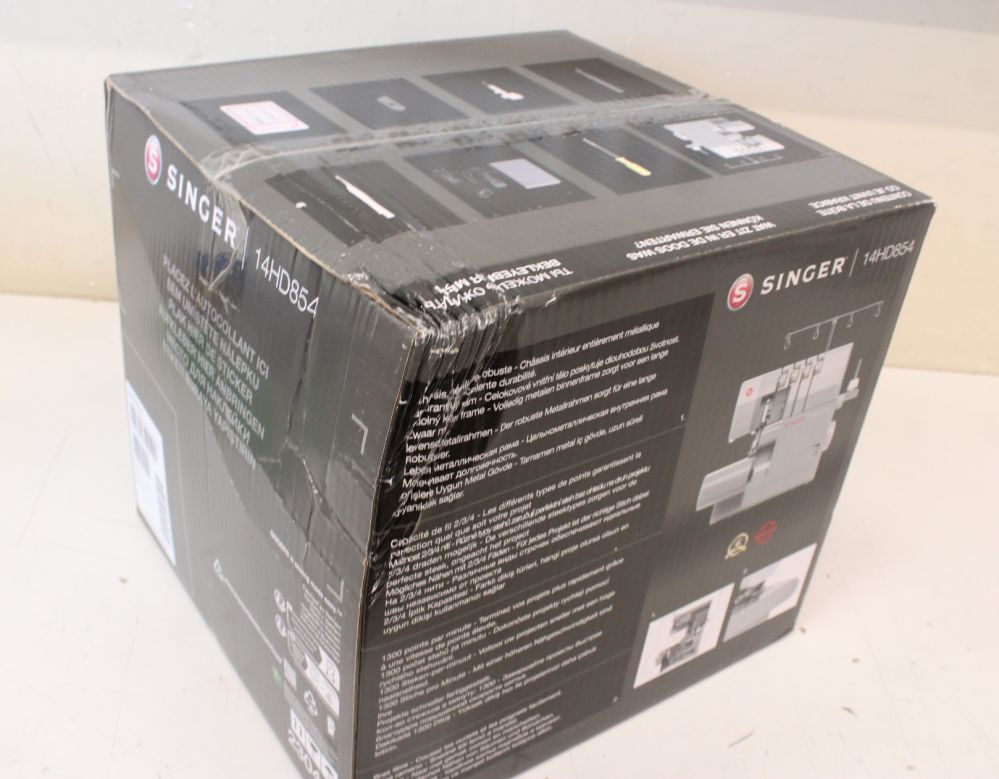 Other small household appliances Singer  SALE OUT.  Sewing Machine | 14HD-854 Heavy Duty Serger | Number of stitches 8 | Grey | DAMAGED PACKAGING