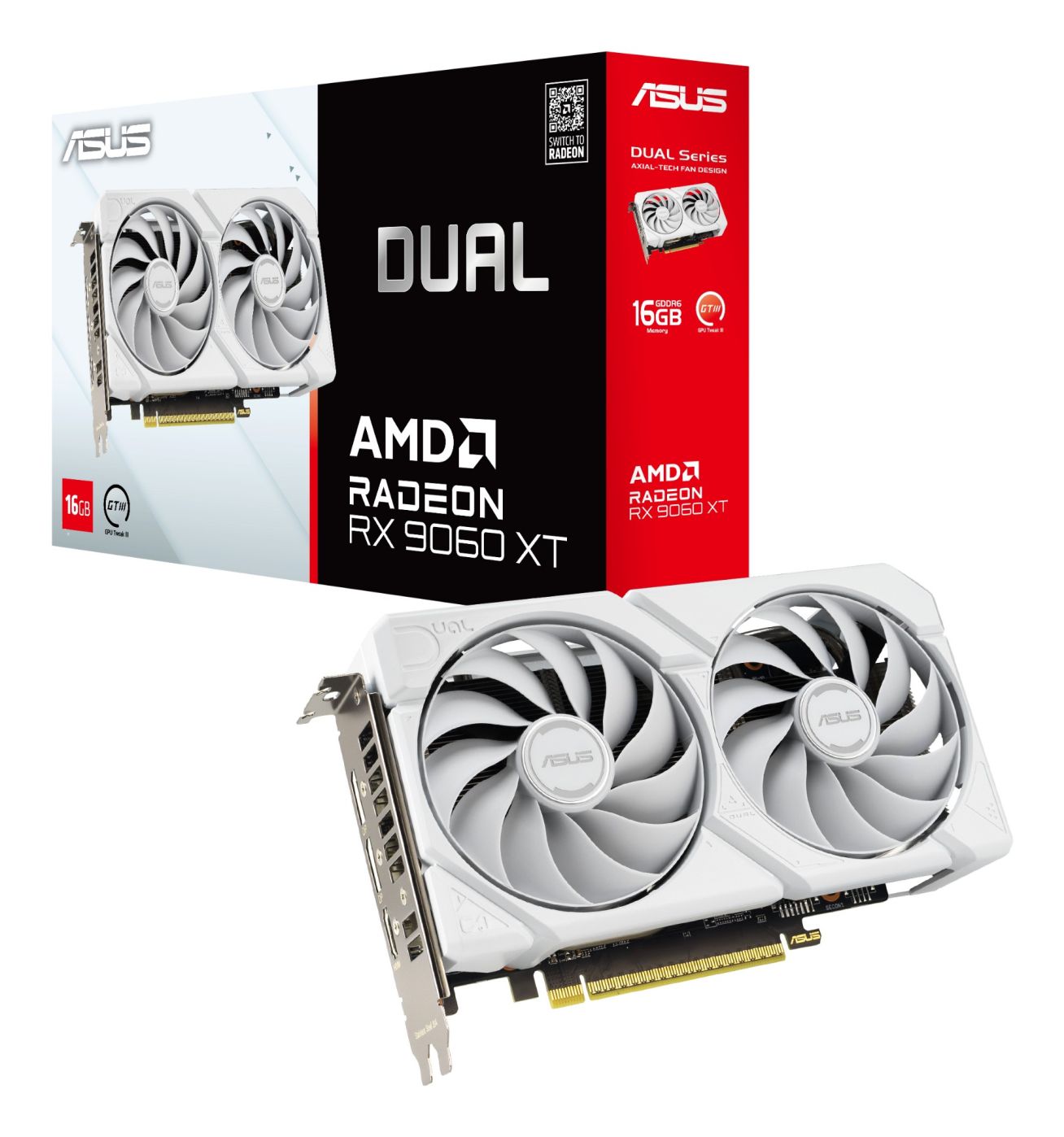 Graafikakaart / ideokaardid Asus  Dual Radeon RX 9060 XT 16GB GDDR6 | AMD | 16 GB | Radeon RX 9060 XT | GDDR6 | HDMI ports quantity 1 | PCI Express 5.0