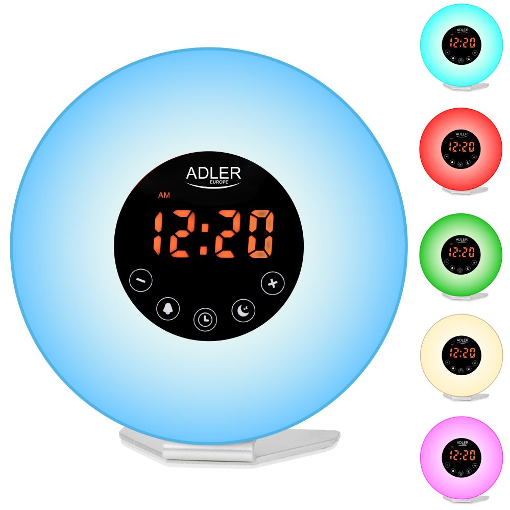 Interactive solution Adler  Wake-Up Light Alarm Clock | AD 1916