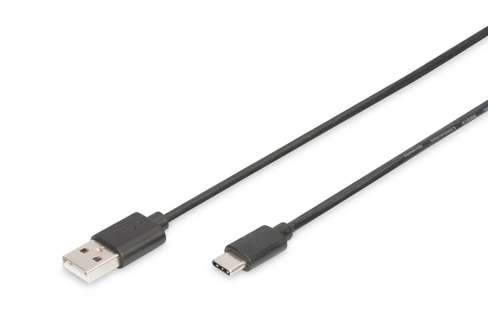 Кабель Digitus  USB Type-C connection cable, type USB-A - USB-C | AK-300154-010-S