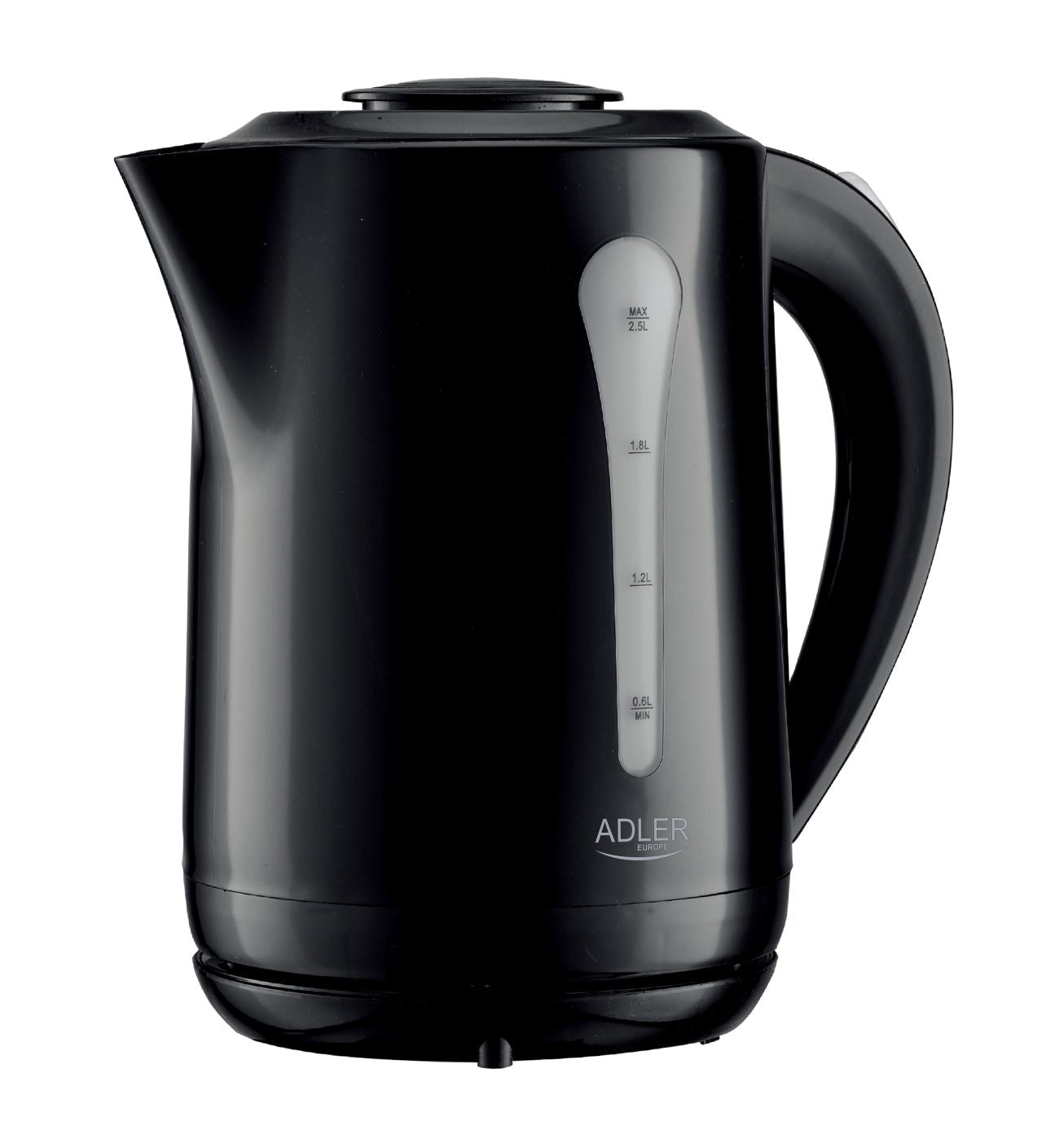 Teapot Adler  Kettle | AD 1244 | Electric | 1850 W | 2.5 L | Plastic | 360° rotational base | Black