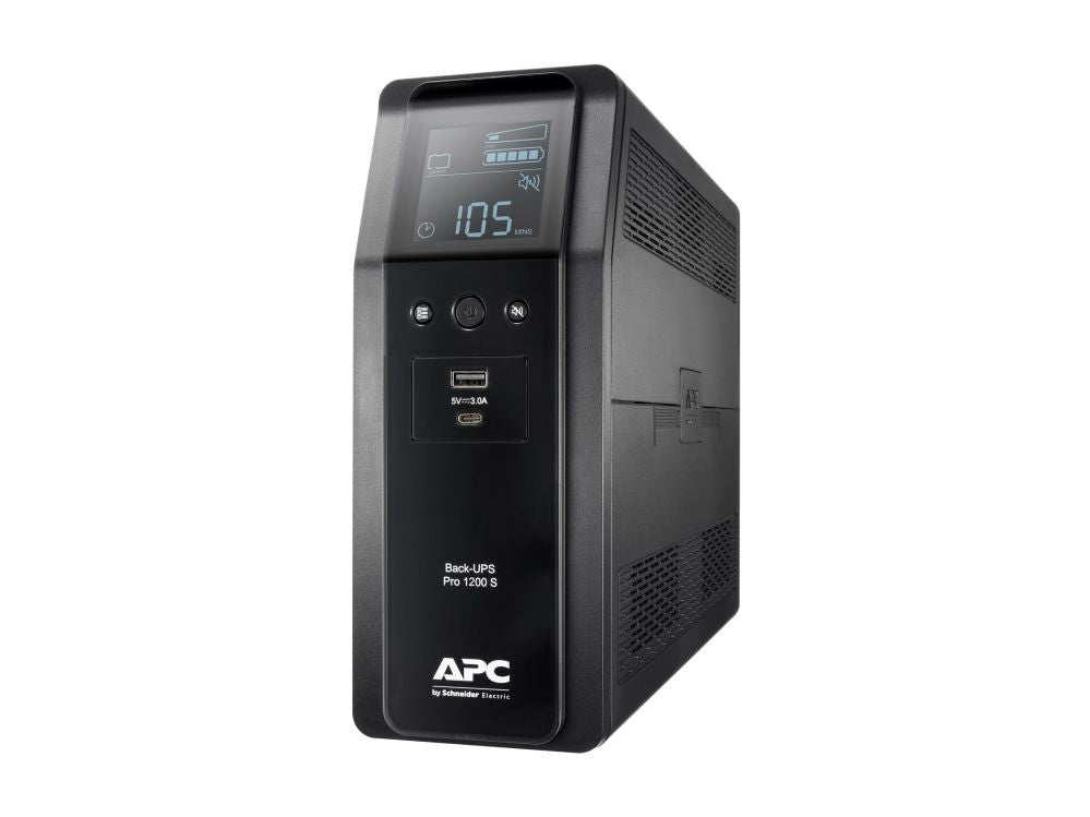 Серверы Schneider Electric  APC Back UPS Pro BR 1200VA, Sinewave,8 Outlets, AVR, LCD interface |