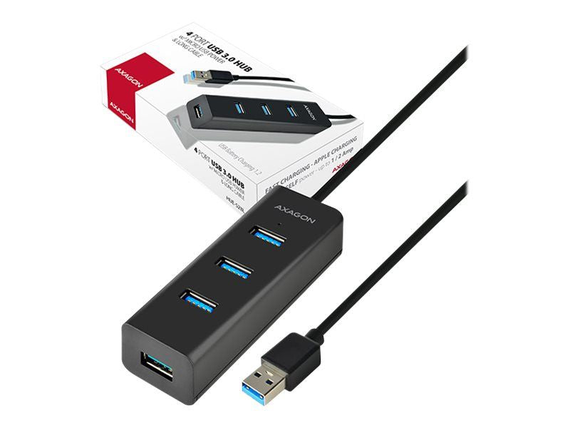 Laadija Axagon  HUE-S2BL USB3.0 CHARGING hub