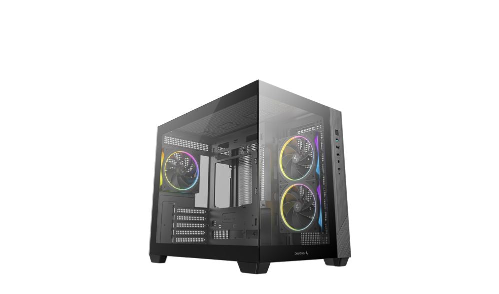 Arvuti korpus Deepcool  Case | CG330 3F | Black | Micro ATX | Power supply included No