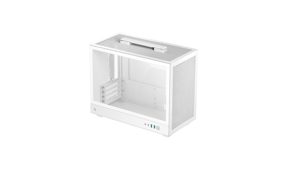 Arvuti korpus Deepcool  Case | CH160 PLUS WH | White | Micro ATX | Power supply included No