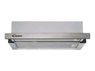 Встраиваемая вытяжка Candy  CBT625/2X/1 Hood, B, Telescopic, Built-in, Width 60 cm, Extraction power 332 m³/h, Mechanical control, Silver